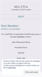 Mobile Screenshot of mlcftua.wordpress.com
