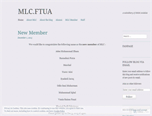 Tablet Screenshot of mlcftua.wordpress.com