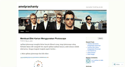 Desktop Screenshot of amelprashanty.wordpress.com