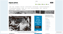 Desktop Screenshot of equuspress.wordpress.com