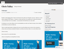 Tablet Screenshot of chris4585.wordpress.com