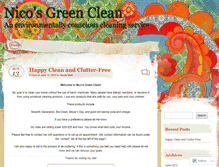 Tablet Screenshot of nicosgreenclean.wordpress.com