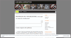 Desktop Screenshot of korrupto.wordpress.com