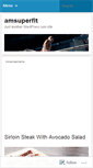 Mobile Screenshot of amsuperfit.wordpress.com