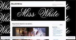 Desktop Screenshot of missscwhite.wordpress.com