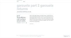 Desktop Screenshot of garzuela312.wordpress.com