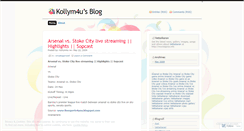 Desktop Screenshot of kollym4u.wordpress.com
