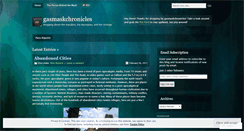 Desktop Screenshot of gasmaskchronicles.wordpress.com