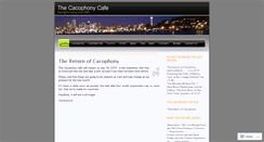 Desktop Screenshot of cacophonycafe.wordpress.com