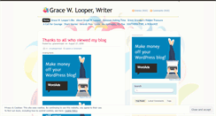 Desktop Screenshot of gracewlooper.wordpress.com