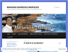 Tablet Screenshot of marianobmarques.wordpress.com