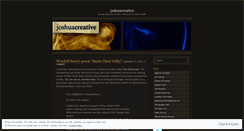 Desktop Screenshot of joshuacreative.wordpress.com
