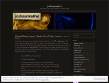 Tablet Screenshot of joshuacreative.wordpress.com