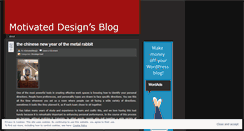 Desktop Screenshot of motivateddesign.wordpress.com