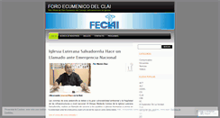 Desktop Screenshot of feclai.wordpress.com