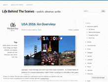 Tablet Screenshot of lifebehindthescenes.wordpress.com
