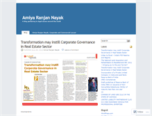 Tablet Screenshot of amiyaranjannayak.wordpress.com