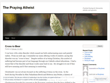 Tablet Screenshot of prayingatheist.wordpress.com