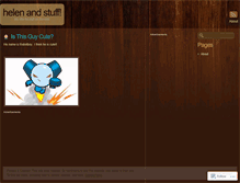 Tablet Screenshot of helenandstuff.wordpress.com
