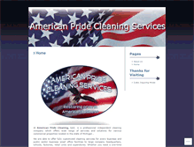 Tablet Screenshot of americanpridecleaning.wordpress.com