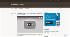 Desktop Screenshot of chrstnwrrn.wordpress.com
