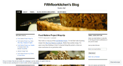 Desktop Screenshot of fifthfloorkitchen.wordpress.com