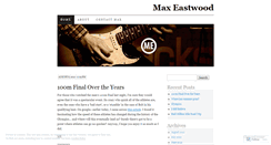 Desktop Screenshot of maxeastwood.wordpress.com