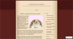 Desktop Screenshot of curiosityshops.wordpress.com