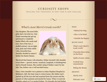 Tablet Screenshot of curiosityshops.wordpress.com