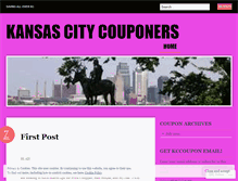 Tablet Screenshot of kccouponers.wordpress.com