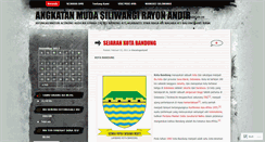 Desktop Screenshot of angkatanmudasiliwangirayonandir.wordpress.com