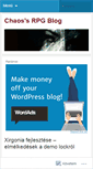 Mobile Screenshot of chaosrpg.wordpress.com