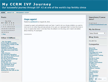 Tablet Screenshot of ccrmjourney.wordpress.com