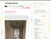 Tablet Screenshot of designblocks.wordpress.com