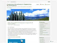 Tablet Screenshot of colectivoambiental.wordpress.com