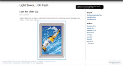 Desktop Screenshot of lightboxes4u.wordpress.com