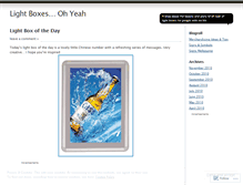 Tablet Screenshot of lightboxes4u.wordpress.com