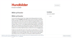 Desktop Screenshot of hundbilder.wordpress.com