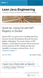 Mobile Screenshot of leanjavaengineering.wordpress.com