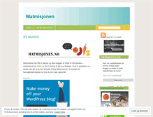 Tablet Screenshot of matmisjonen.wordpress.com