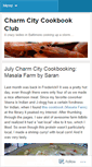 Mobile Screenshot of charmcitycookbooking.wordpress.com