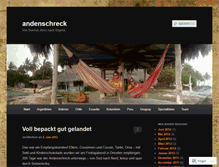 Tablet Screenshot of andenschreck.wordpress.com