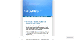 Desktop Screenshot of healthyfatguy.wordpress.com