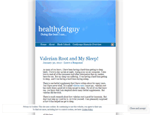 Tablet Screenshot of healthyfatguy.wordpress.com