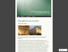 Tablet Screenshot of designcompetition.wordpress.com