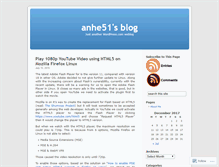 Tablet Screenshot of anhe51.wordpress.com