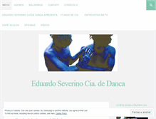 Tablet Screenshot of eduardoseverinociadedanca.wordpress.com