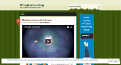 Desktop Screenshot of mivagreen.wordpress.com