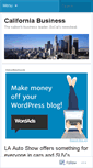 Mobile Screenshot of californiabusiness.wordpress.com
