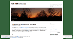 Desktop Screenshot of hatfieldhomestead.wordpress.com